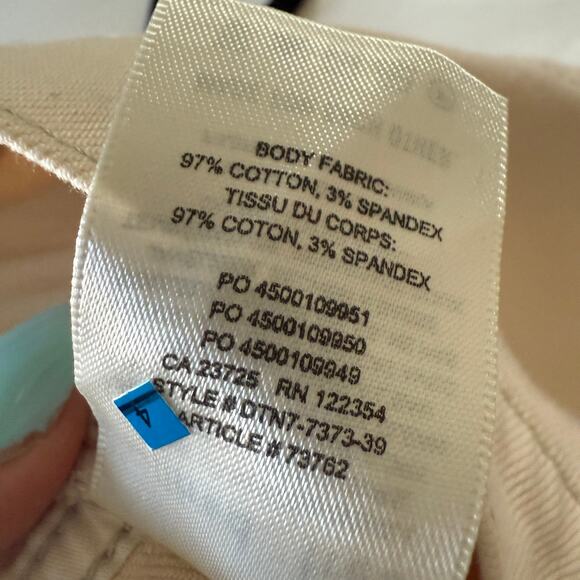 ARITZIA | Wilfred Free Ecru Cream Denim Western Style Mini Skirt | Size 2 - Picture 9 of 9